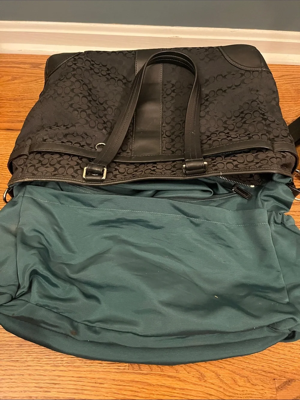 Coach F77156 Signature Diaper Bag
